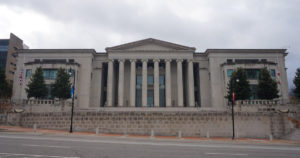 Outside view of Supremem Court of Alabama building