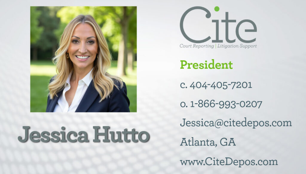 Contact card for Jessica Hutto, Cite President